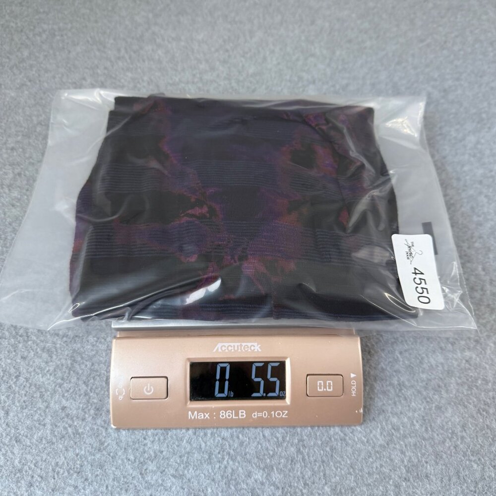 Ecco Clothing Womens Black Purple Tie Dye Layered‎ Blouse Shirt Long Sleeve XS - Picture 10 of 11
